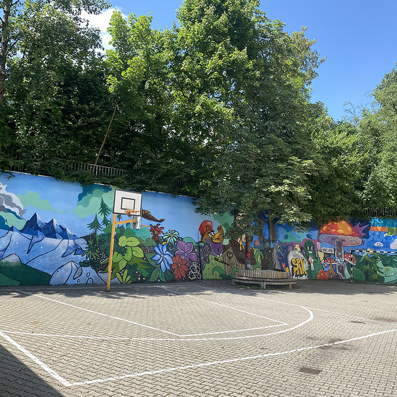 Graffiti-Projekt, städt. Realschule KE Graffiti-Projekt, städt. Realschule KE